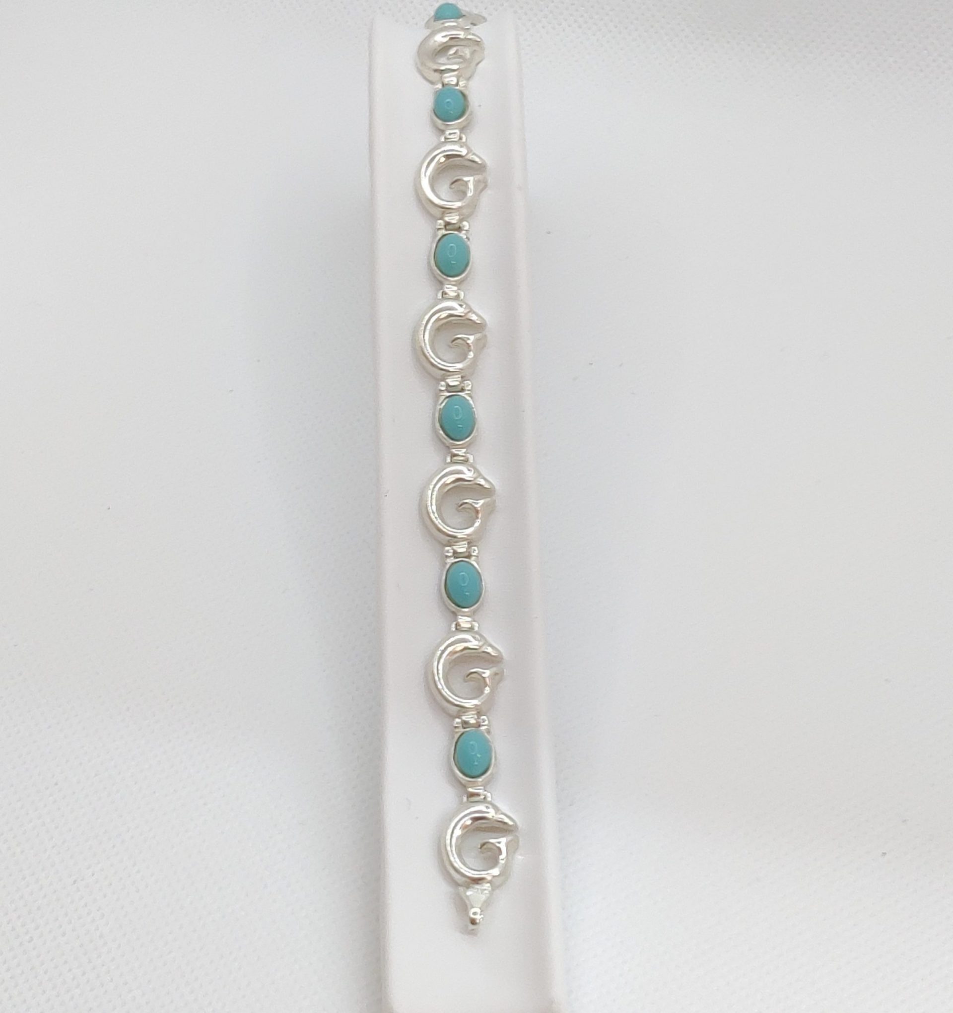 silver dolphin stone greek B15 T