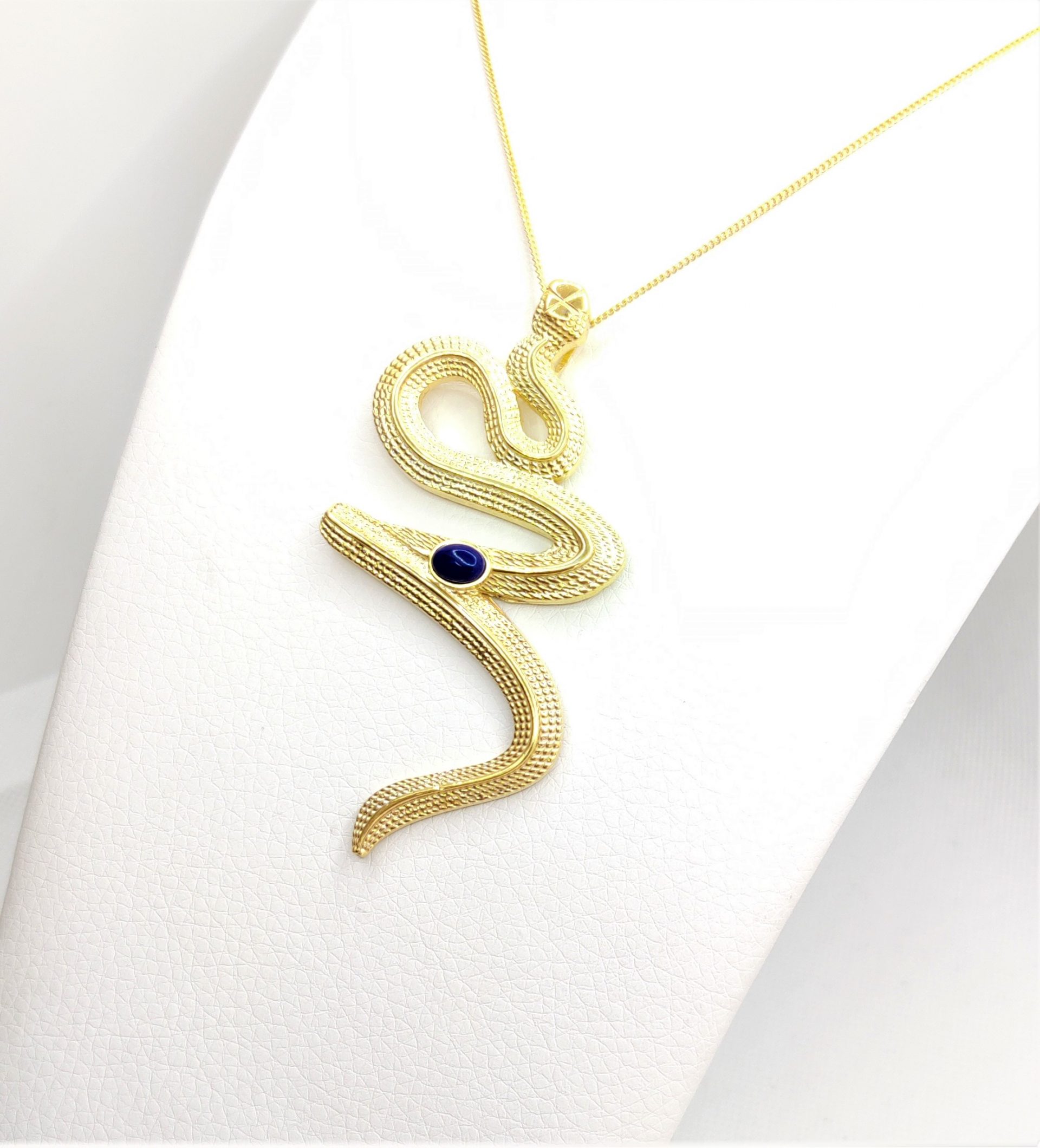 silver pendant snake M423GR