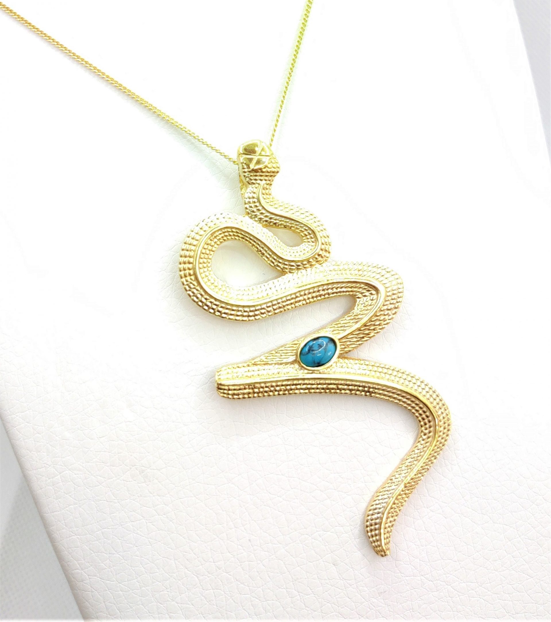 silver pendant snake M423GTL